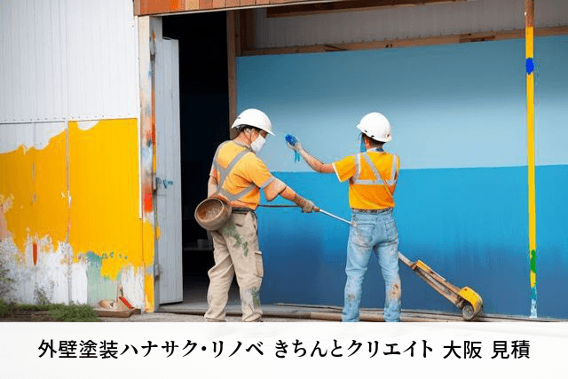 外壁塗装ハナサク・リノベ きちんとクリエイト 大阪 見積