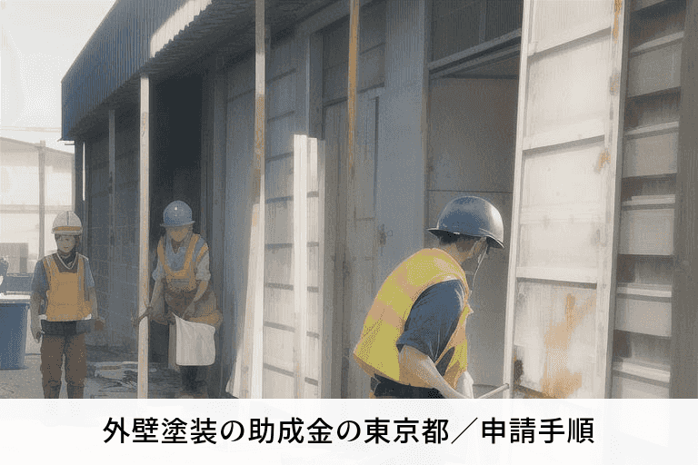 外壁塗装の助成金の東京都／申請手順