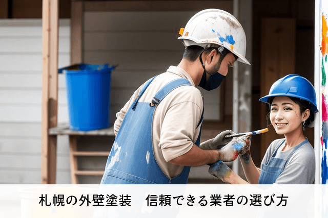 札幌の外壁塗装　信頼できる業者の選び方
