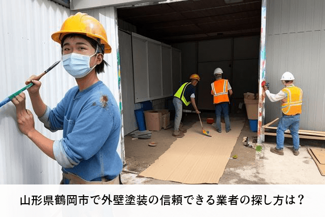 山形県鶴岡市で外壁塗装の信頼できる業者の探し方は？