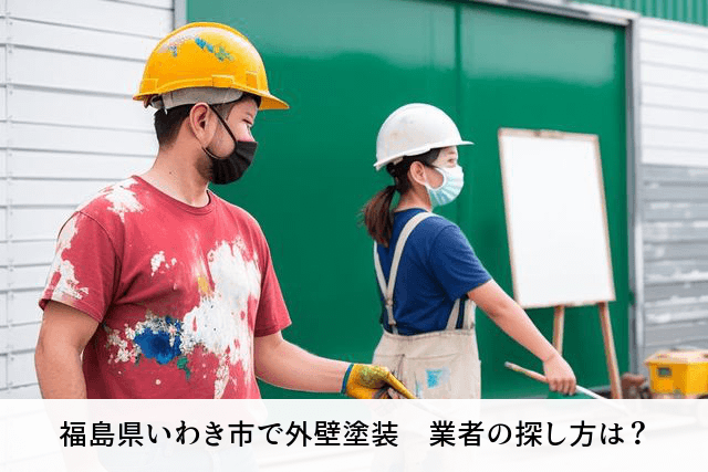 福島県いわき市で外壁塗装　業者の探し方は？