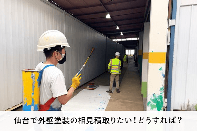 仙台で外壁塗装の相見積取りたい！どうすれば？