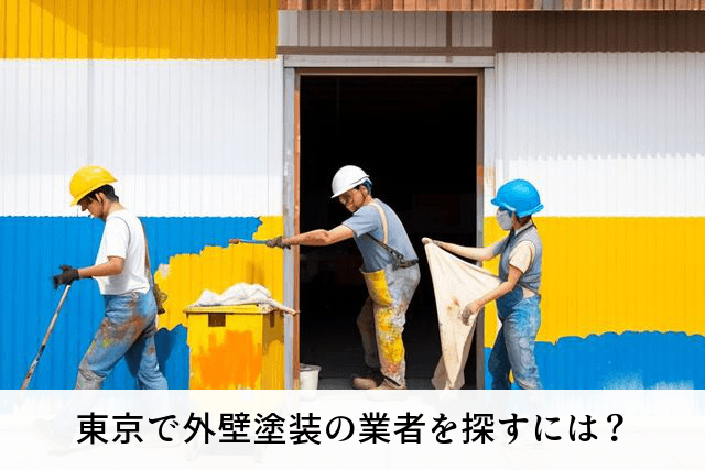 東京で外壁塗装の業者を探すには？