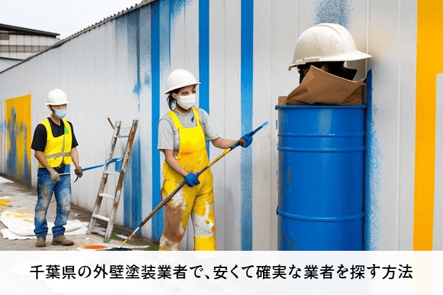 千葉県の外壁塗装業者で、安くて確実な業者を探す方法