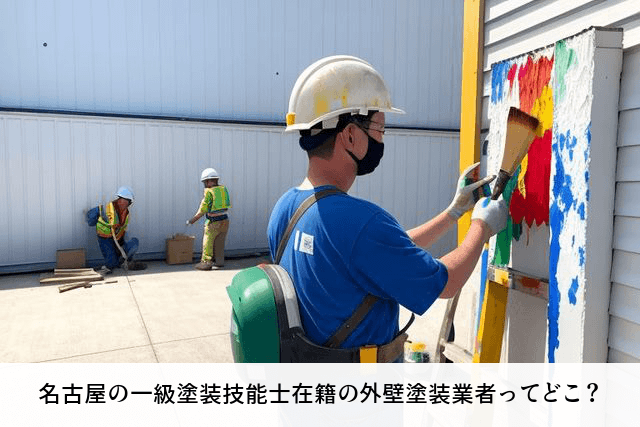 名古屋の一級塗装技能士在籍の外壁塗装業者ってどこ？