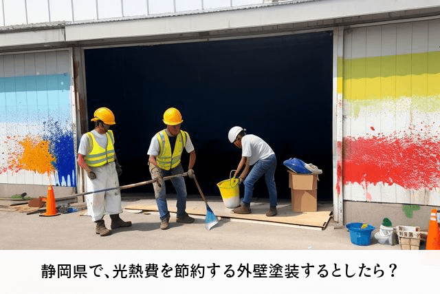 静岡県で、光熱費を節約する外壁塗装するとしたら？