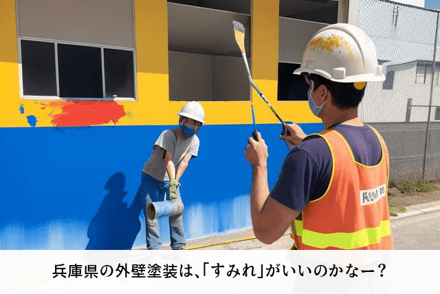 兵庫県の外壁塗装は、「すみれ」がいいのかなー？
