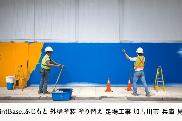 PaintBase.ふじもと 外壁塗装 塗り替え 足場工事 加古川市 兵庫 見積