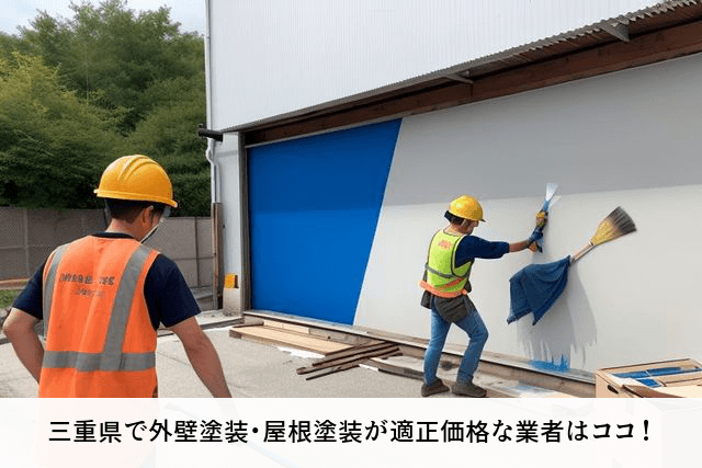 三重県で外壁塗装・屋根塗装が適正価格な業者はココ！