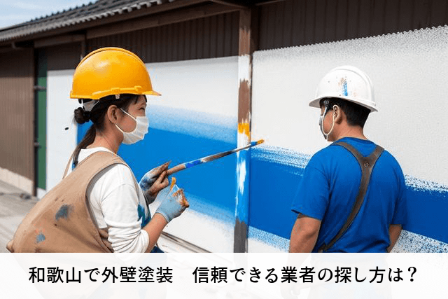 和歌山で外壁塗装　信頼できる業者の探し方は？
