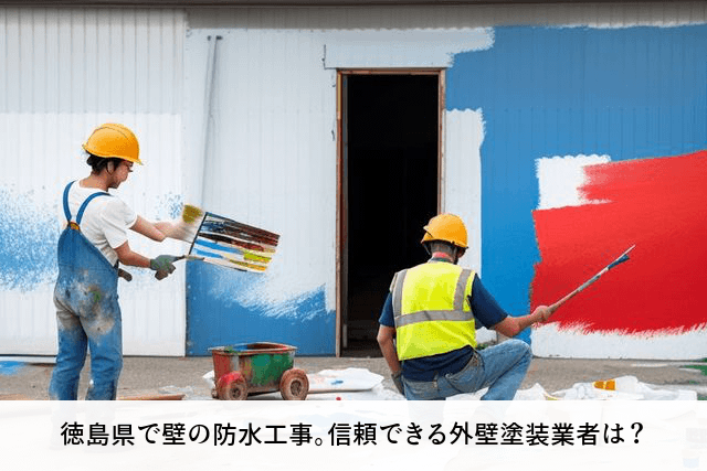 徳島県で壁の防水工事。信頼できる外壁塗装業者は？