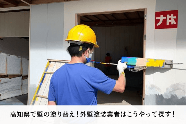 高知県で壁の塗り替え！外壁塗装業者はこうやって探す！