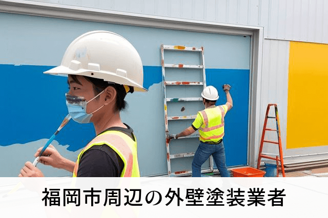 福岡市周辺の外壁塗装業者