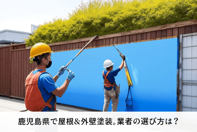 鹿児島県で屋根＆外壁塗装。業者の選び方は？