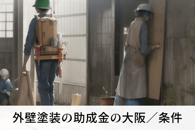 外壁塗装の助成金の大阪／条件