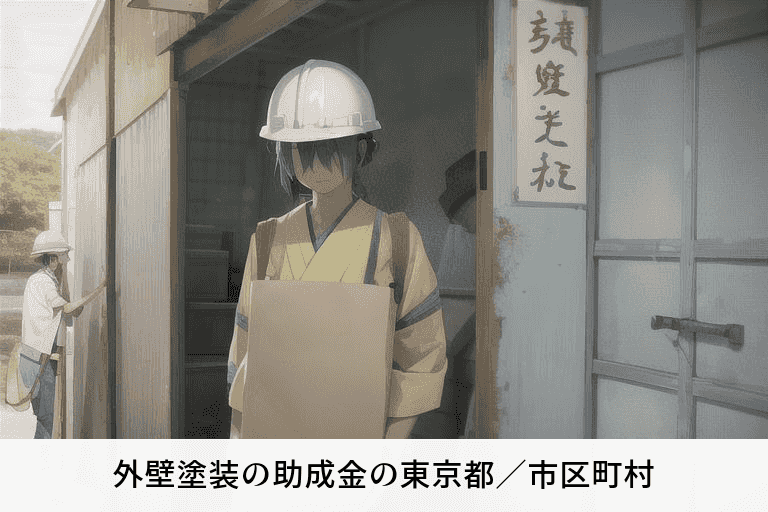 外壁塗装の助成金の東京都／市区町村