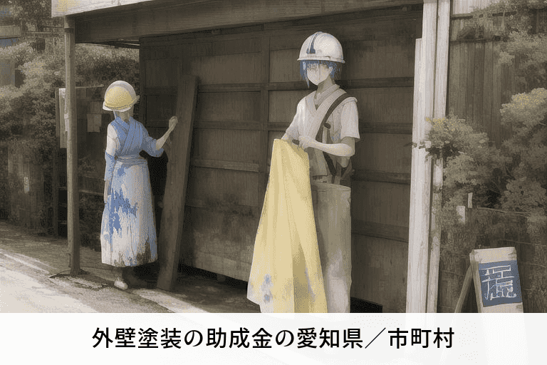 外壁塗装の助成金の愛知県／市町村