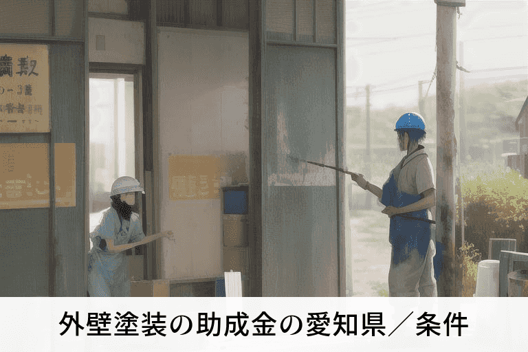 外壁塗装の助成金の愛知県／条件