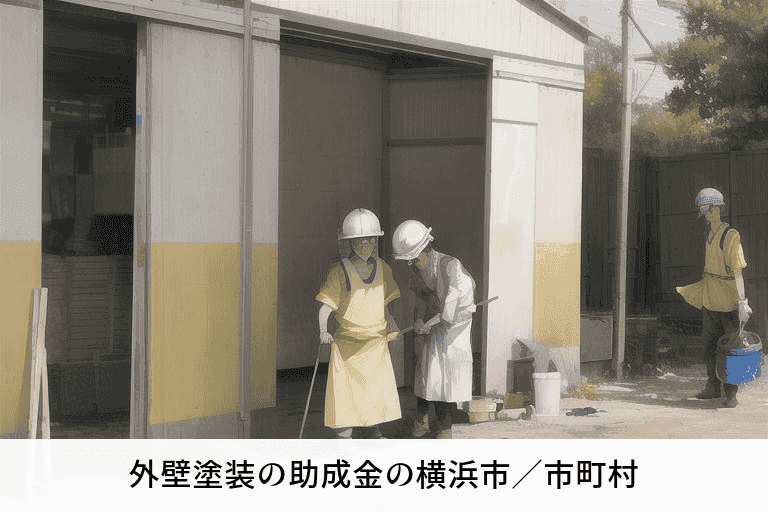外壁塗装の助成金の横浜市／市町村