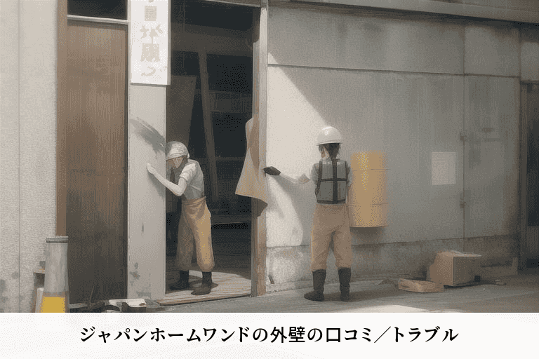 ジャパンホームワンドの外壁の口コミ／トラブル