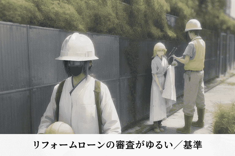 リフォームローンの審査がゆるい／基準