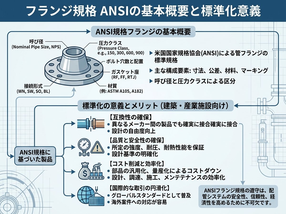 フランジ規格ansiの基本概要と標準化意義