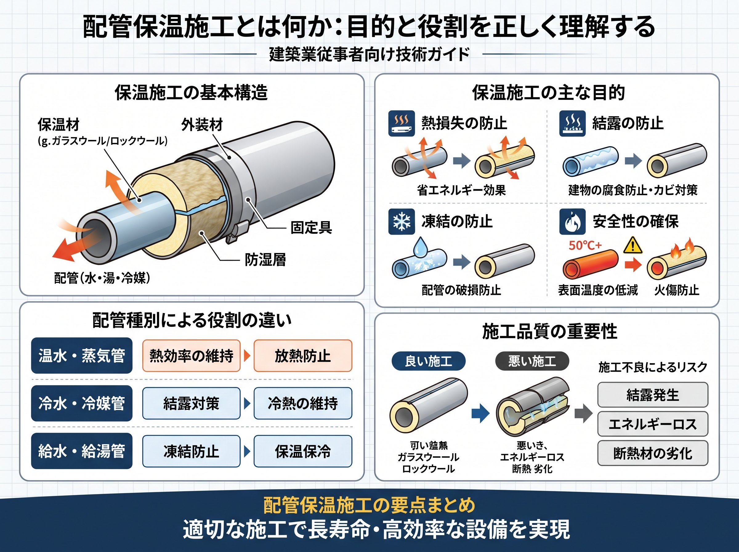 配管保温施工とは何か：目的と役割を正しく理解する