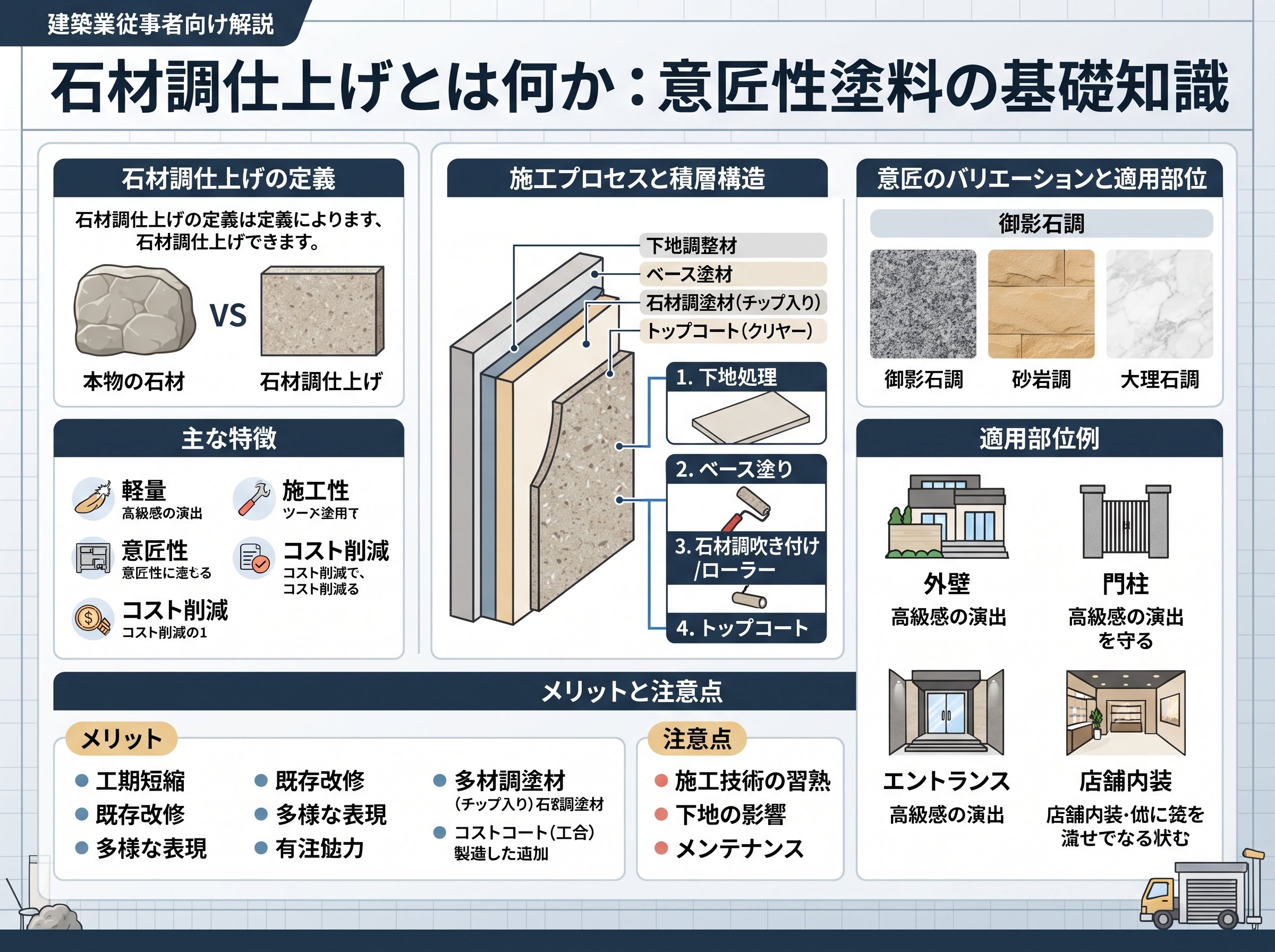 石材調仕上げとは何か:意匠性塗料の基礎知識